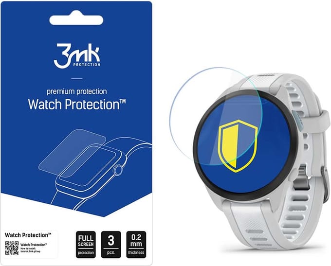 Garmin Forerunner 165 - 3mk Watch Protection v. FlexibleGlass Lite