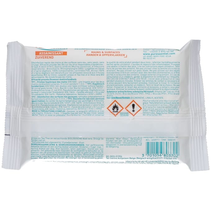 Puressentiel Zuiverend Desinfecterende Vochtige Doekjes 32