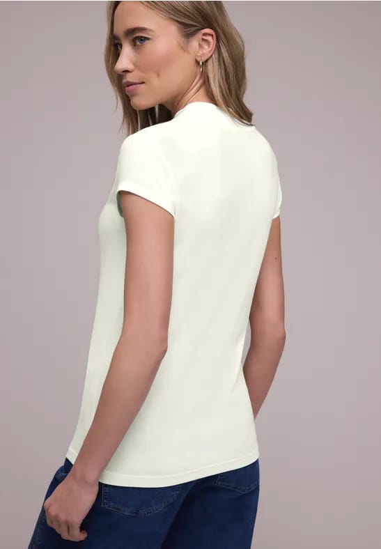 Basic Shirt met Schildpadhals