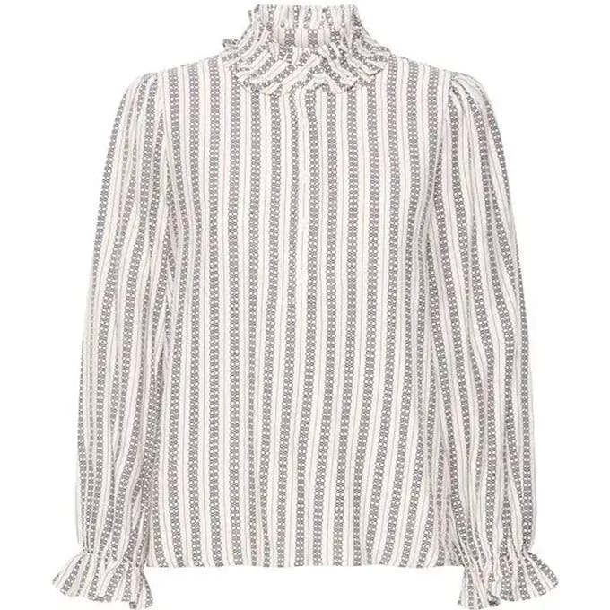 Damesblouse met lange mouwen Ichi Flonizo