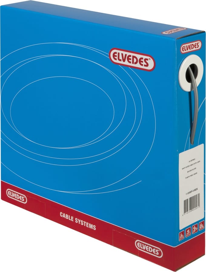 Elvedes Buitenkabel versnelling - 30 meter - 5 mm - zilver - RVS - voor fietsen