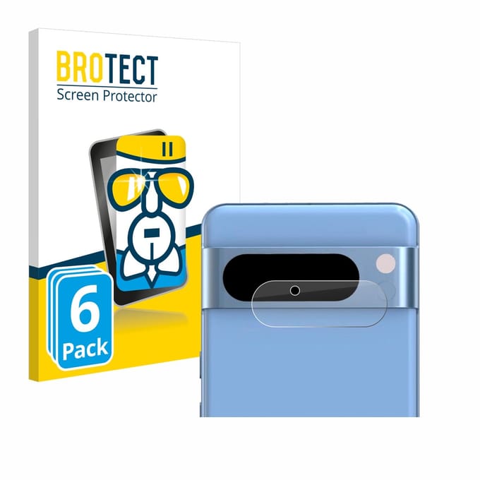 Screenprotector 6 Stuks voor Google Pixel 8 Pro (ALLEEN Camera Lens) Beschermglas transparant