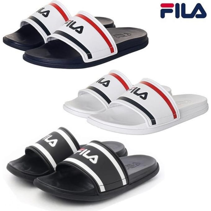 Fila Unisex Slick Tender Line Slipper 1sm00555 3.1 SM00555001 black:240 white