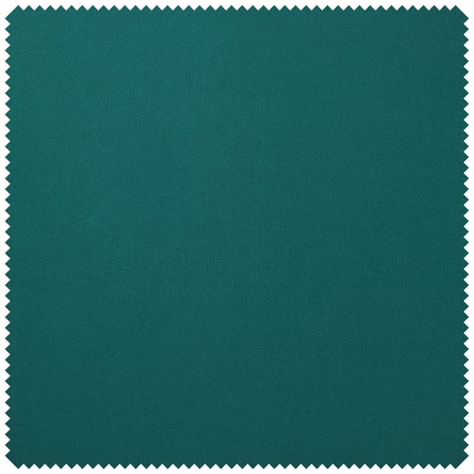 Katoenen stof "Uni" - Blauwgroen