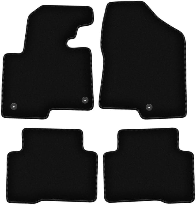 BASIC zwarte veloursmatten voor: Hyundai SantaFe III SUV (2012-)