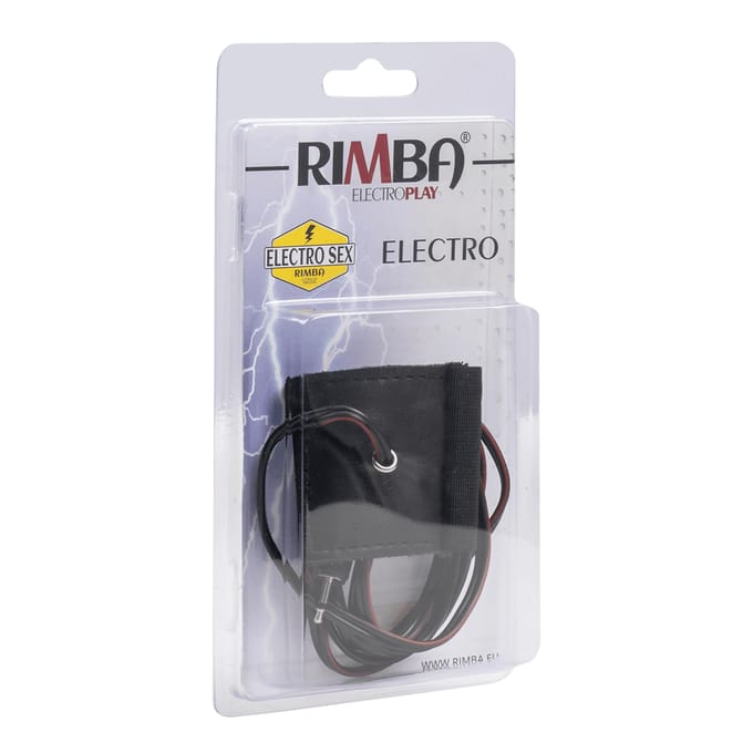 Rimba Electro Sex - Leren Penisband Met Elastiek bi-polair