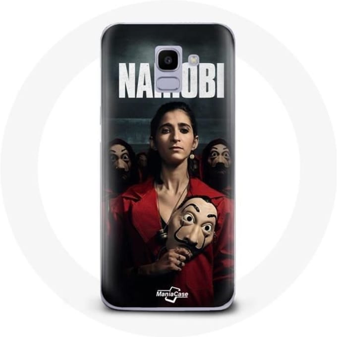 Coque pour Samsung Galaxy A8 2018 La casa de papel Nairobi Saison 4
