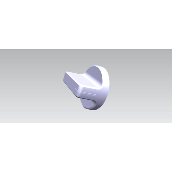 AEG knop, index, zwart, 140216939029