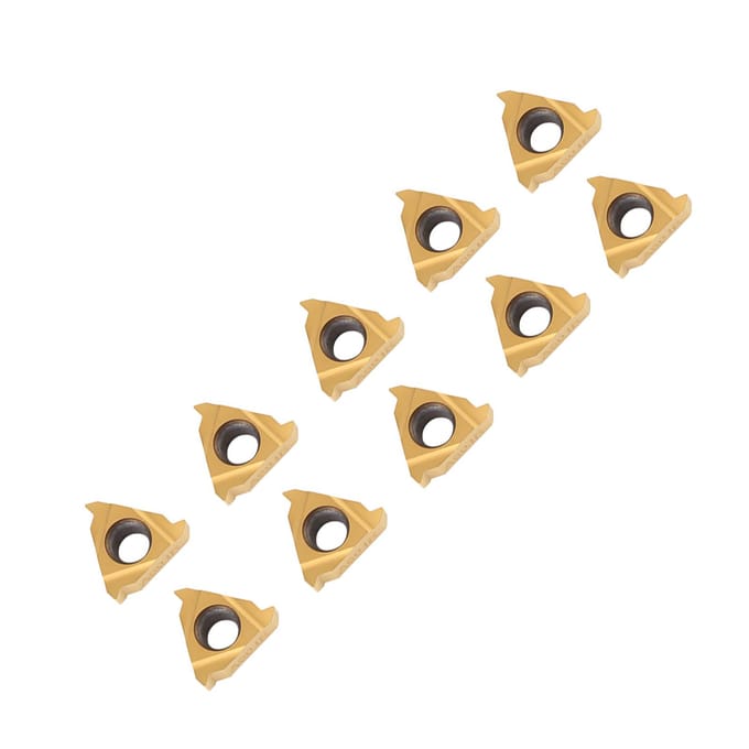 10 pièces CNC pointes en carbure insère lame coupe tour outil de tournage avec boîte