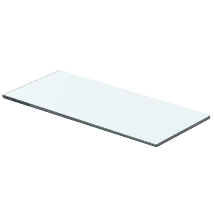 vidaXL - Wandschap - transparant - 40x12 - cm - glas