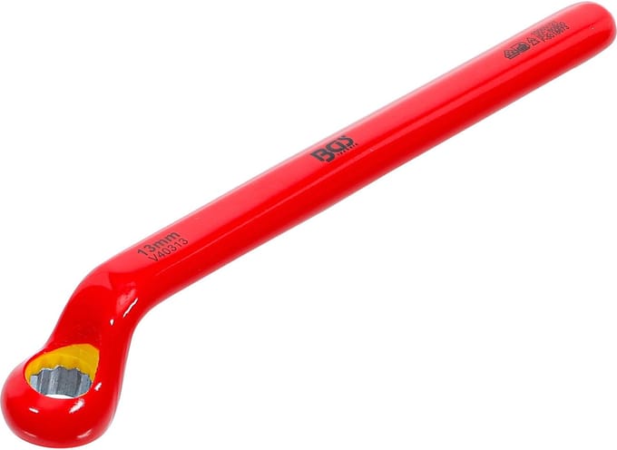 BGS VDE-enkelringsleutel diep gebogen SW 13 mm - 72013