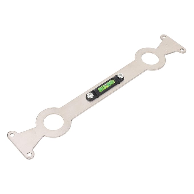 2 Jeu Niveau à Bulle pour Tuyaux d'Eau Chaude et Froide Haute Précision Réglable Polyvalent Niveau Fixe pour Tuyaux white