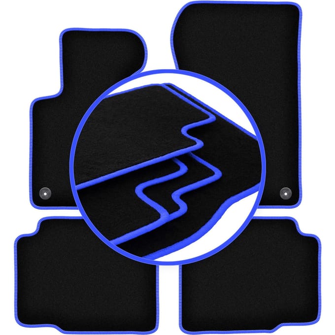 CARLUX-BLUE automatten voor: BMW 3 E36 compact, coupé, sedan, stationwagen, touring (1991-2000)
