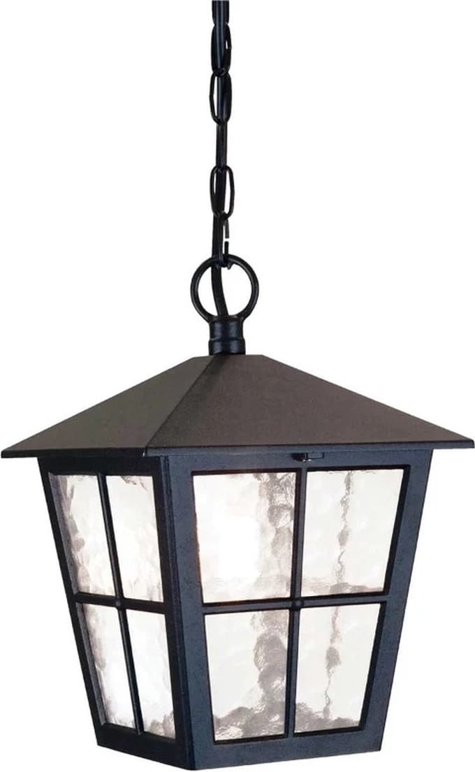 Elstead Lighting LED Buiten Hanglamp Canterbury | 1X E27 Max 60W | Dimbaar | Black