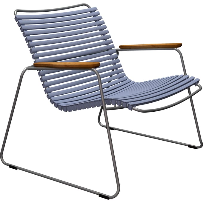 HOUE CLICK Ruime loungestoel - duivenblauw