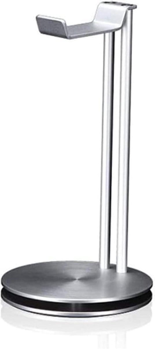 Koptelefoonhouder - Headset standaard - Bureau organiseren - Aluminium constructie - Universeel - Zilver
