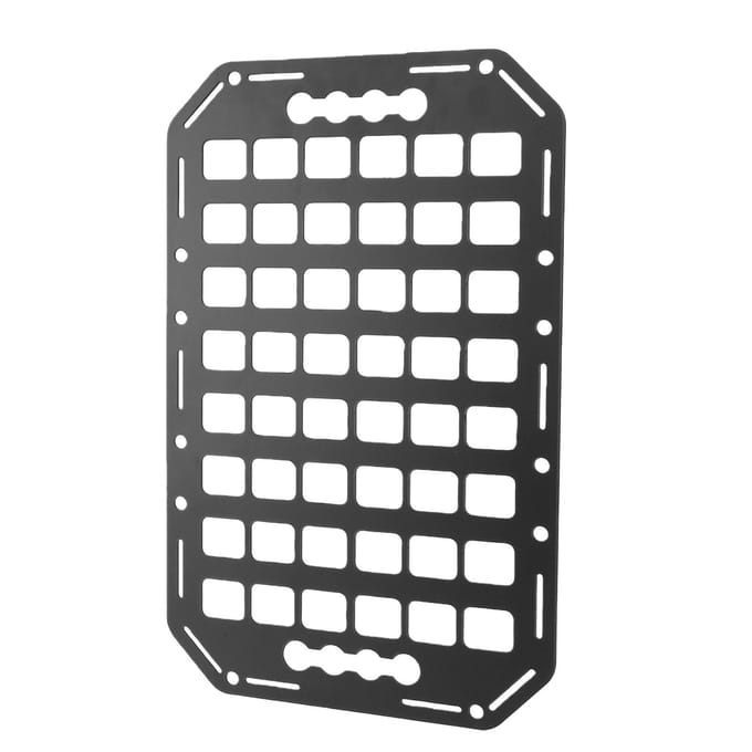Stoel Rugleuning Molle Paneel 16.54x10.83in Rugzak Inzetpaneel Molle Stoel Rugleuning Organizer met Handvat gray