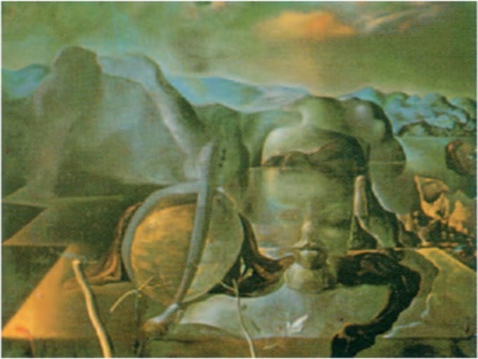 Salvador Dalí - Het eindeloze raadsel - Kunstposter - 40x50 cm