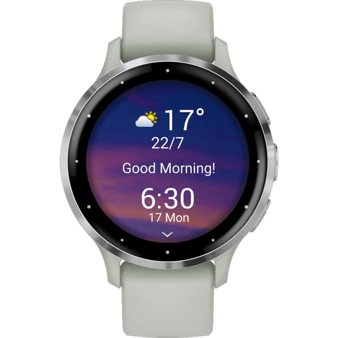 Garmin Venu 3s - Smartwatch - AMOLED-scherm - 41 mm - Sage Grey