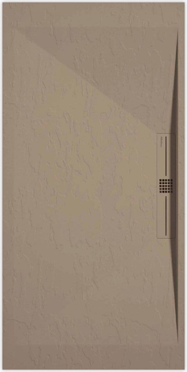 Sanifun douchebak Stone Side Moka Slate 1000 x 700 P