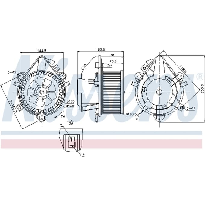Interieurventilatie NISSENS 87124