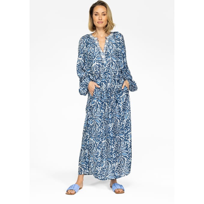 Ibana Darcelle Airy Blue Blossom Taglia: 34 | Maxi abiti Outlet | Donna | Blu