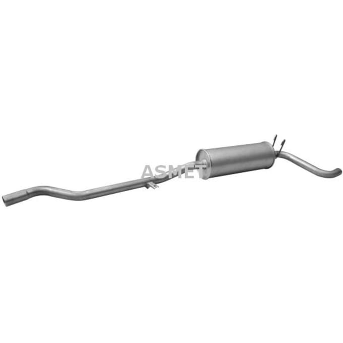 Geluiddemper achter ASMET 09.086