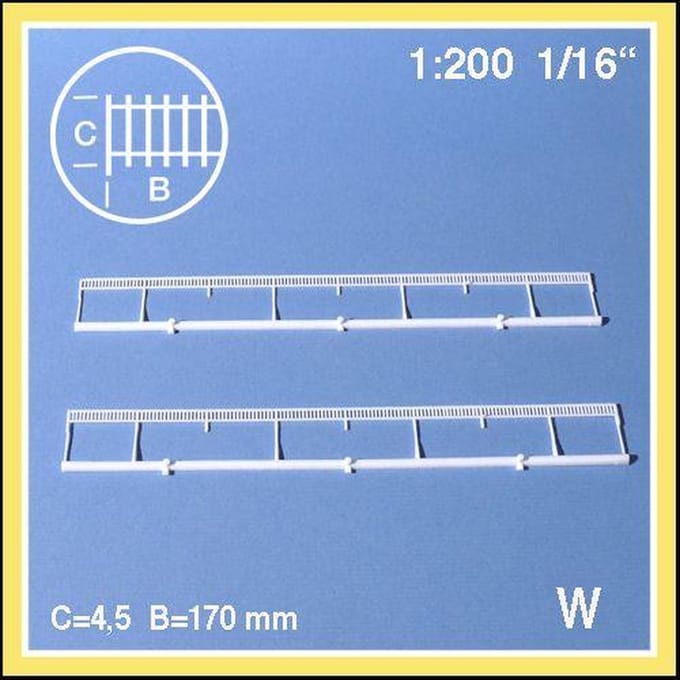 Schulcz Maquettebouw Balustrades 1:200 2st wit