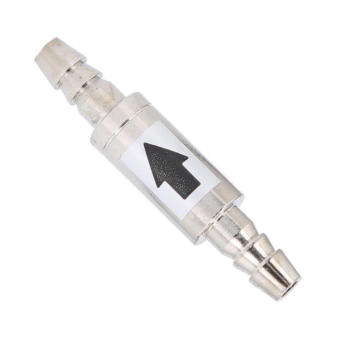 Clapet anti-retour pour dioxyde de carbone d'aquarium Acier inoxydable Diffuseur de CO2 Clapet anti-retour white