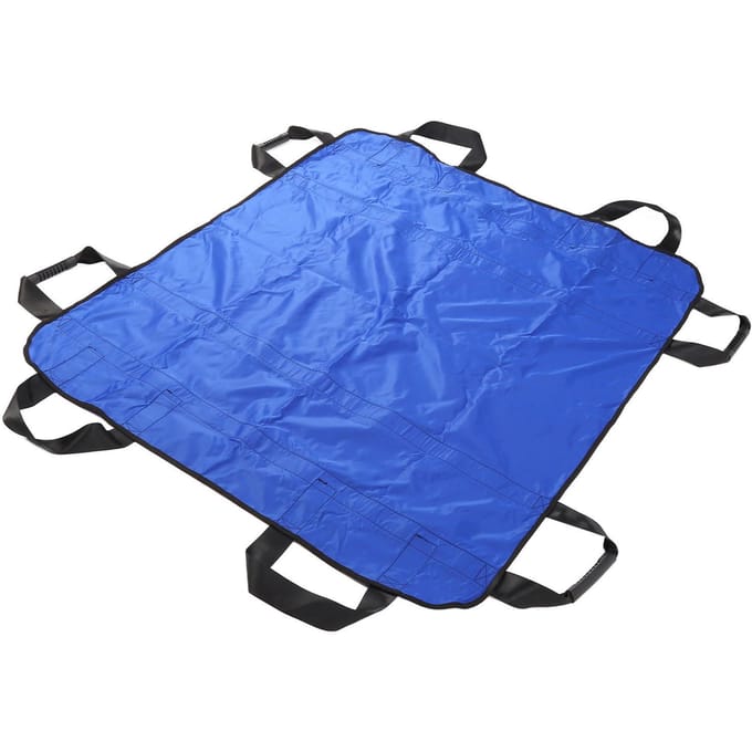 Patiënten Transferlaken Multifunctioneel Waterdicht Herbruikbaar Positioneringsbedpad voor Patiënten en blue