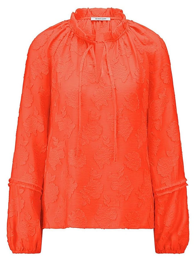 Blouse Van Peter Hahn rood