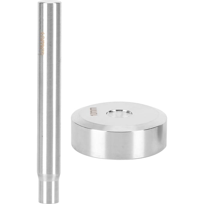 Die Punch Tool Dubbelzijdig Leer Klinknagel Setter Kit Set Metaal voor DIY Leerbewerking 10mm white