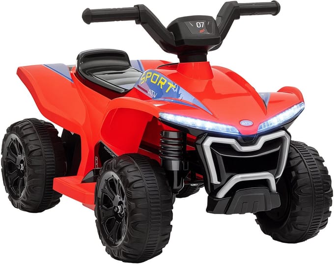 AIYAPLAY - Elektrische kinderauto - PP - 71x40,5x45cm - Rood