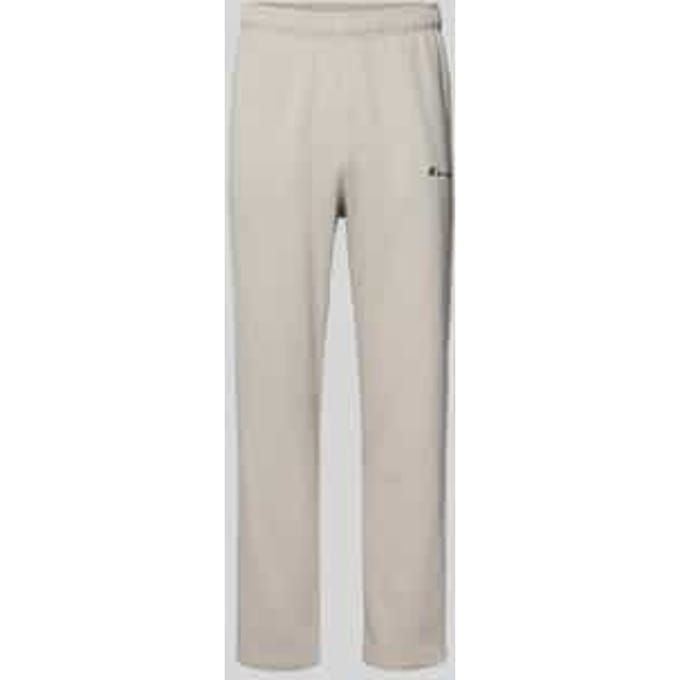 straight fit Sweatpants met Labelstitching