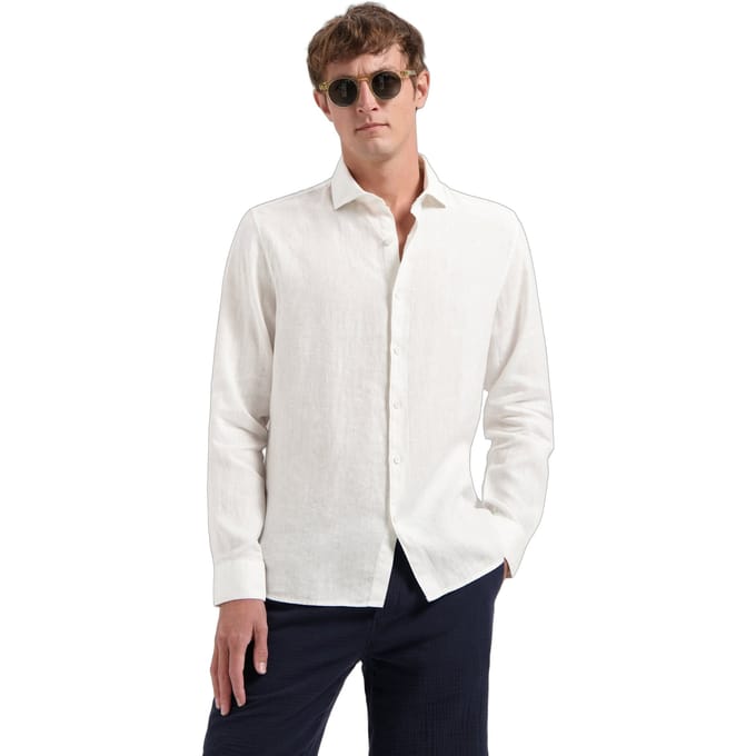 Dstrezzed Ds-jagger Shirt White Größe: L | Casual hemden Outlet | Herren | Weiß