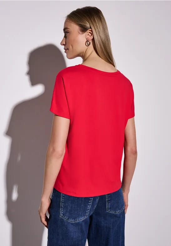 Shirt in effen kleur