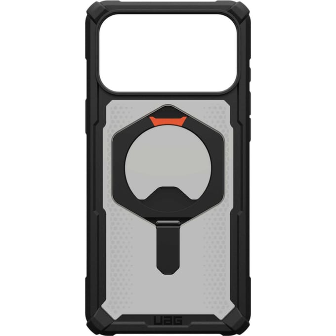 UAG Plasma XTE Backcover MagSafe voor de Apple iPhone 17 Pro Max - Black Pop Orange