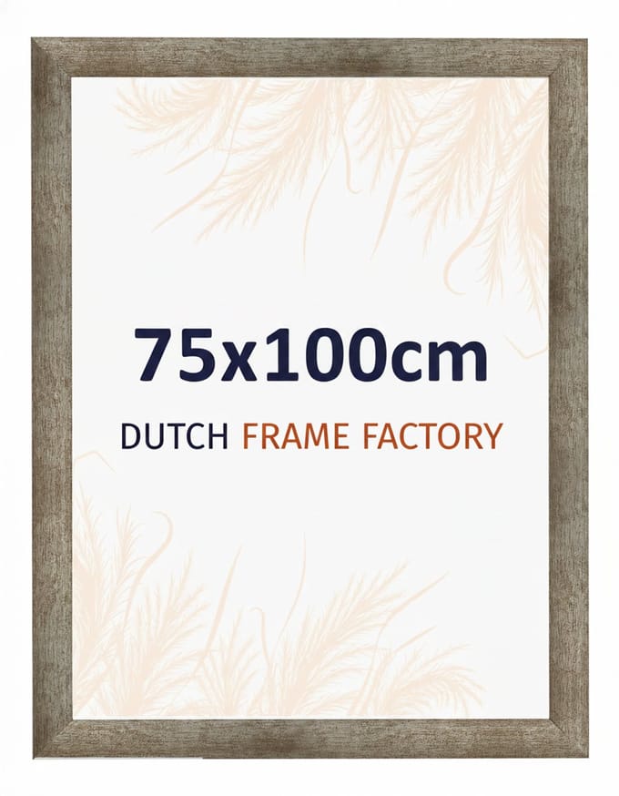 Fotolijst 75x100 cm - MDF - Metaal Vintage - Benno