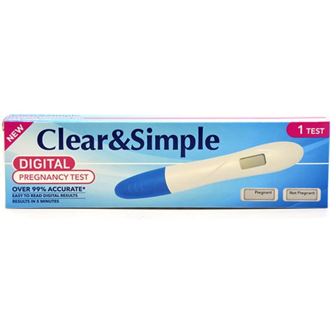 Clear & Simple Clear &amp; Simple Digitale Zwangerschapstest 1 st