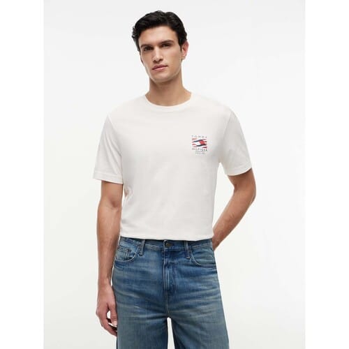 T-shirt Tommy Hilfiger Rwb Box Flag Regular