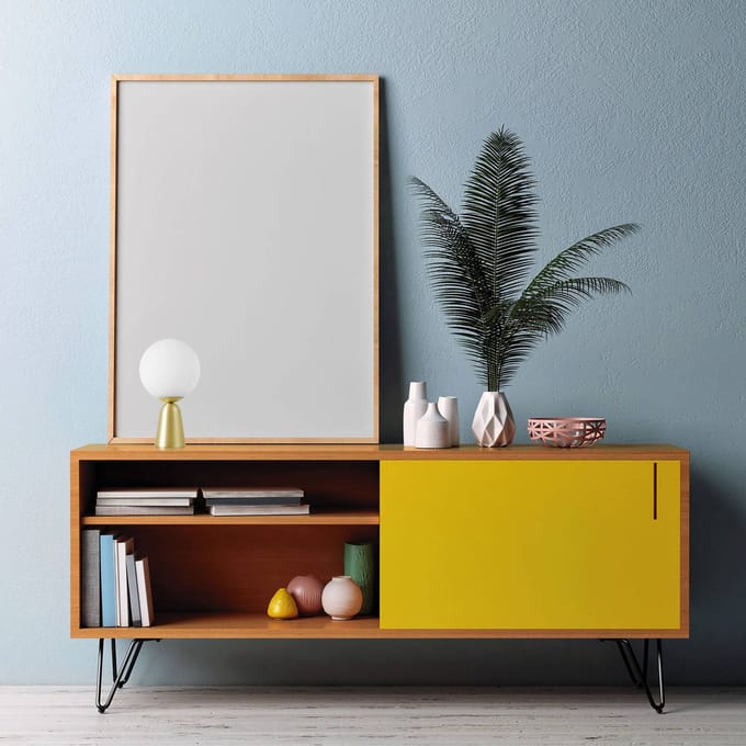 miloox by Sforzin Tafellamp Lunar met gouden voet, Ø 20 cm