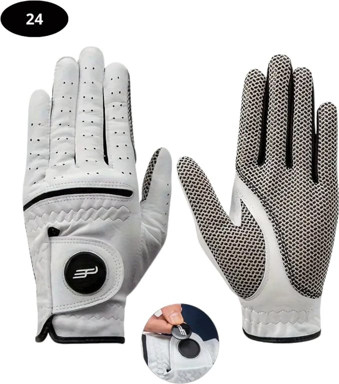 Nivard Golfhandschoenen - Golf Accessoires - Handschoen AntiSlip - Heren - Links - Maat M/L