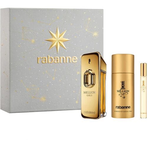 Paco Rabanne Million Gold Intense (M) Set EDP 100ml + DSP 150ml + EDP 10ml