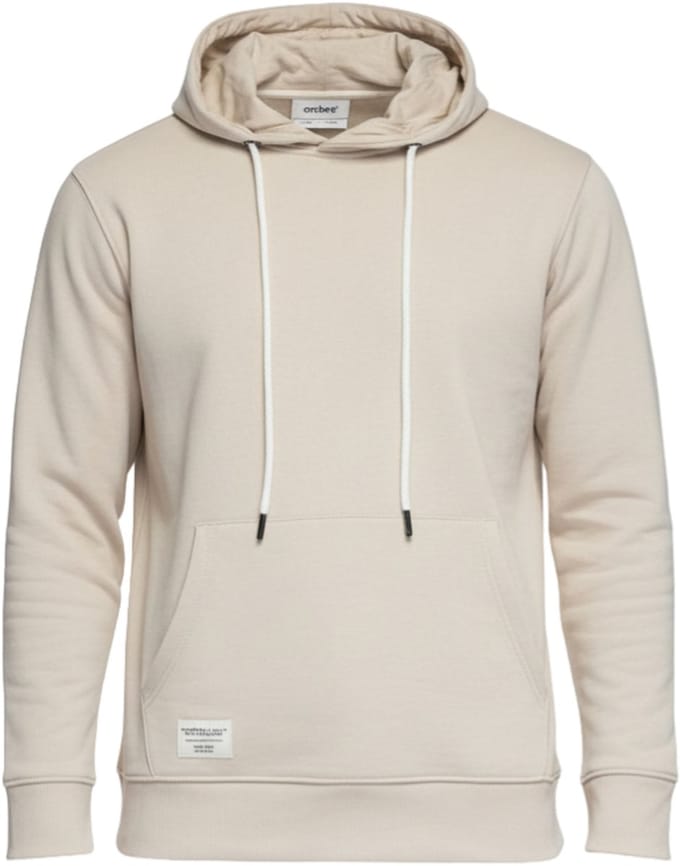OMBRE Sweater - Regular Fit - Katoen - Lange Mouw Lichtgrijs M