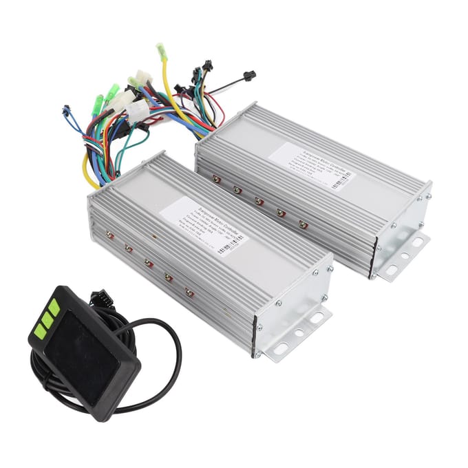 36V 48V 1000W Dubbele Aandrijfmotor Borstelloze Controller LCD-Display Kleurenscherm Kit voor Elektrische white