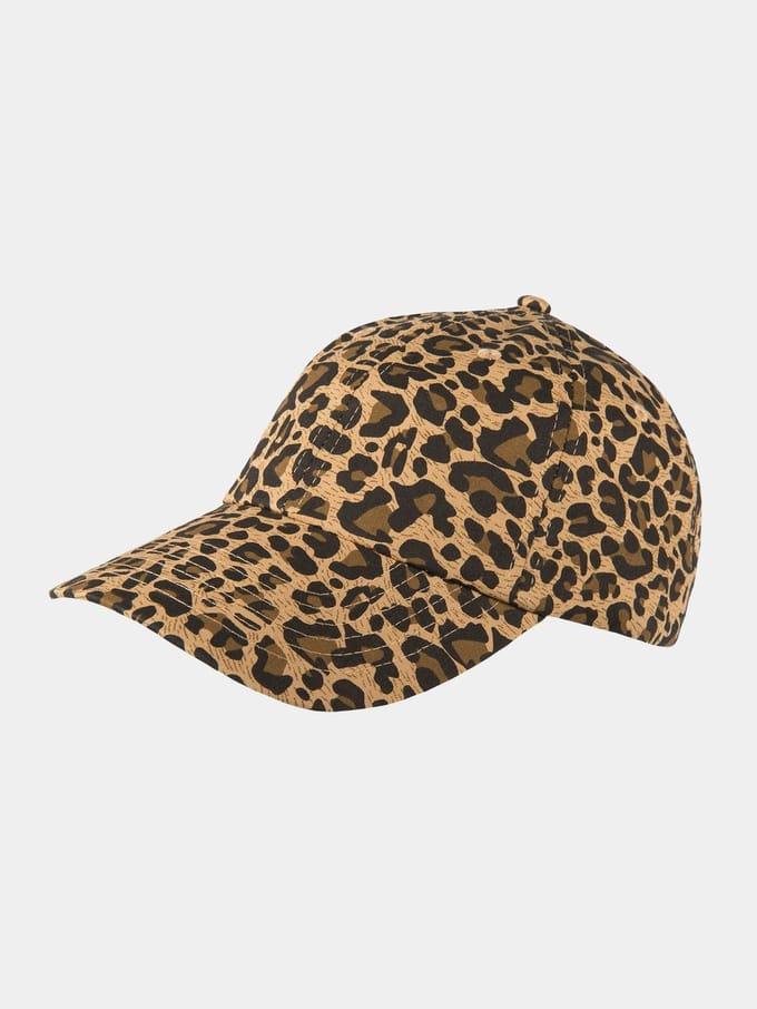 Arno - Katoenen baseball cap - Luipaard
