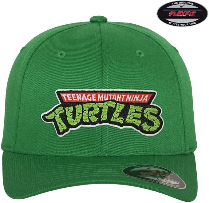 Teenage Mutant Ninja Turtles TMNT-logo- Flexfit -pet, groen