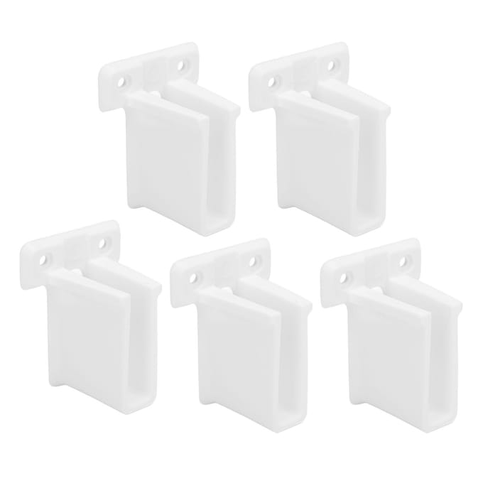 10 Set Draadplank Eindbeugel ABS Zware Uitvoering Draadplank Ondersteuningsbeugel voor Kasten Kledingkasten