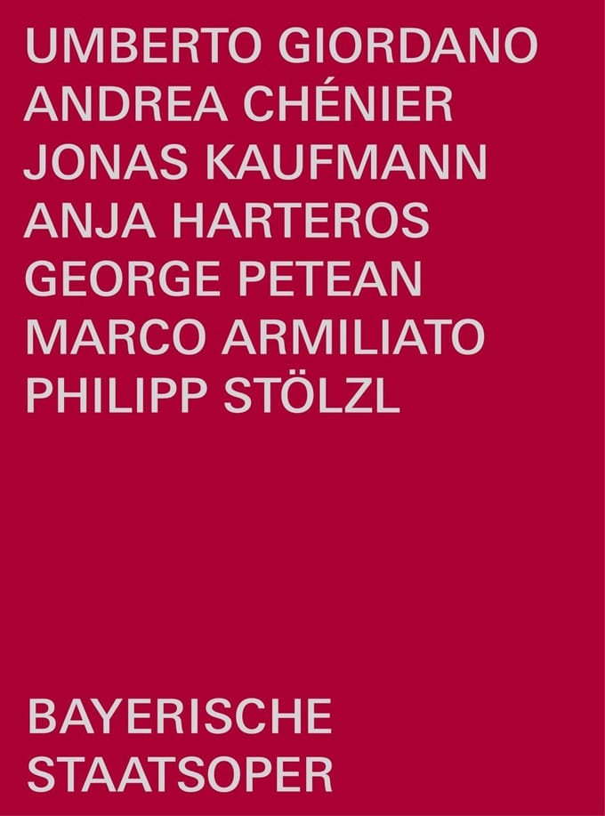 Bayerisches Staatsorchester, Marco Armiliato - Andrea Chenier (DVD)