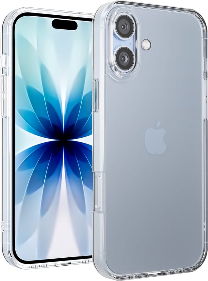 Hoesje - geschikt voor iPhone 17 - Transparant - shock proof